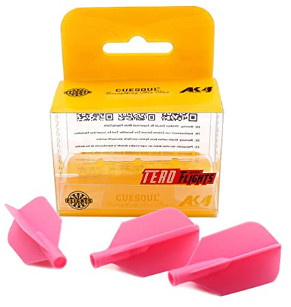 CUESOUL TERO AK4 Dart Flights Standard,Slim,Kite,Diamond,Shield,3er Set