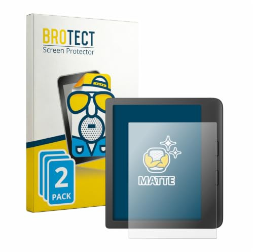 BROTECT Schutzfolie für Tolino Vision 6 | 2 Stück Entspiegelnder Displayschutz Made in Germany Matte Displayschutz-Folie Anti-Reflex Anti-Fingerprint Einfache Montage