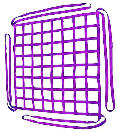 Hängendes Frachtnetz - Flaches Nylonnetz, Reißfest Anhängernetz, Kletternetz Kinder Outdoor, Für Industrielle Be Und Entladewerkzeuge, Last 0,3-3,5 Tonnen (Size : 2 X 2M/Mesh 15cm/Load 2t)