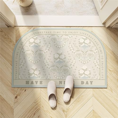 Badezimmerteppich, Badematte, Badematte Stein, Teppich Läufer, Stone Bath Mat, Badteppich Rutschfest Waschbar, Absorbierende Badematte, Duschmatte, Badvorleger, Duschvorleger, Carpet Beige-90x120cm