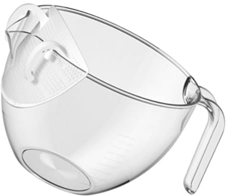 PHENOFICE Reissieb Mit Griff Aus Robustem Multifunktionaler Obst Gemüseseiher Mit Rutschfester Basis Langlebig Und Stabil Zum Waschen Von Reis Früchten Und Gemüse Küche