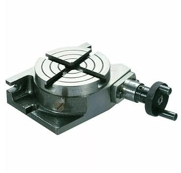 3/ 80 mm Rotary Table, Horizontal and Vertical Precision for Milling Machine