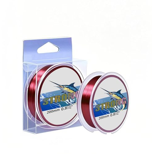 Kzouenzu Lenza Da Pesca In Nylon [200 M], Resistente Agli Strappi, Forte Carico In Nylon, Per La Pesca In Mare - 0,5 mm