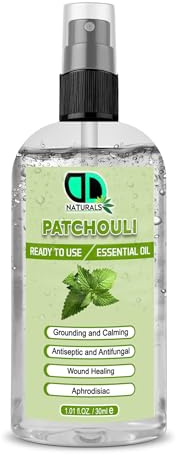 DD Teck Patchouli Essential Oil – Ready to Use | Grounding & Calming | Antiseptic & Antifungal | Wound Healing | Aphrodisiac | Stress Relief, Relaxation & Aromatherapy| (30ml Spray)
