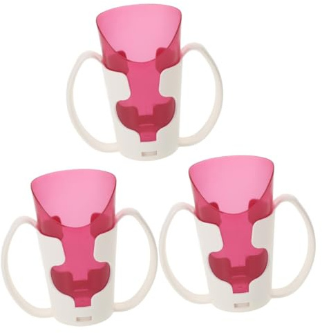 WEKADRIN 3pcs Convalescent Feeding Cup for Elderly Water Cup for Bedridden Patient Reliable Drinking Mug