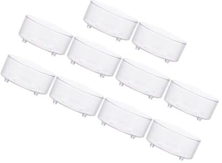 Gatuida 10pcs Bol Alimentaire pour Reptiles en Acrylique Prévention des Débordements, Gamelle Sûre pour Lézards et Petits Animaux en Terrarium
