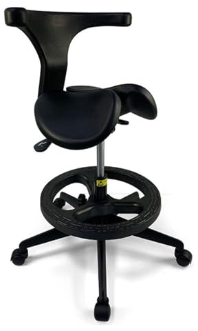 Verstellbarer Sattelhocker für Zahnarzt, Salon und Büro – ergonomischer Stuhl für Komfort in Krankenhäusern und Laboren