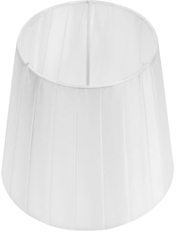 EXAOMBLE Paralume Decorativo Bianco E14 per Lampada da Terra da Parete, Coprilampada Ornamentale per Illuminazione Calda e Atmosfera Accogliente, Accessorio Facile da Installare per Casa