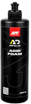APP for AD Acid Foam - Detergente schiumogeno attivo per esterni auto | Shampoo auto per idropulitrice | pH acido | 3 modi d'uso | Concentrato e altamente efficace | Profumo di limone | 500 ml