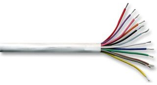 Cable-Core Alarm Cable White 12 Core Burglar Security System Wire Per 5 metre...