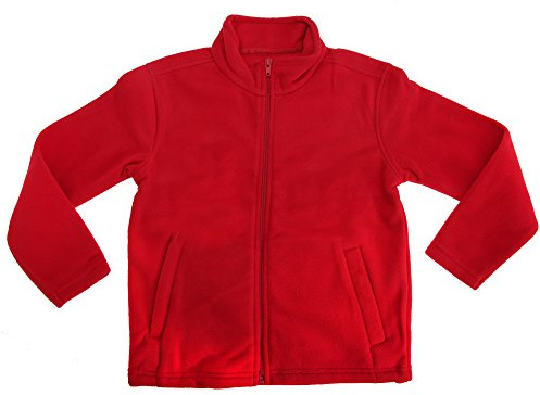 Regatta Kids Brigade Fleece Jacket - Classic Red, Size 7 - 8