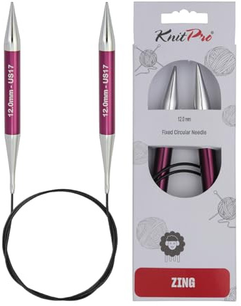 KnitPro Zing Rundstricknadeln 24 (60cm) | 12mm