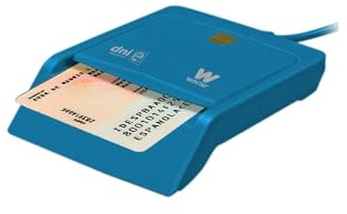 Woxter PE26-143 Intérieur USB 2.0 Bleu lecteur de cartes à puce - Lecteurs de cartes à puce (USB 2.0, Windows 10 Education,Windows 10 Education x64,Windows 10 Enterprise,Windows 10 Enterprise...)