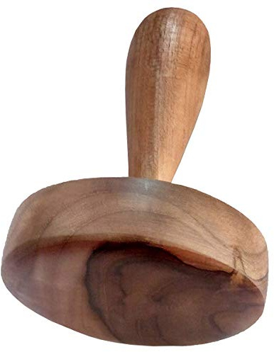 Sagwan Presse-purée en bois, presse-purée, presse-purée, presse-purée, presse-purée, presse-purée, presse-purée en bois, presse-purée lisse, taille 3