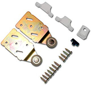 Henderson Single Top Sliding Wardrobe Door Fittings Kit, for 1 Additional Door, 45kg Capacity