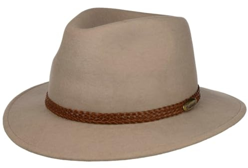 LIERYS Traveller Filzhut Herren Made in Italy Wasserabweisend Knautschbar Herbst Winter