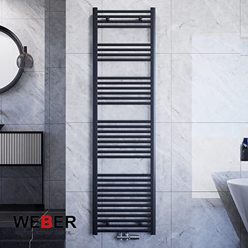 Badheizkörper Heizung Badezimmer Heizkörper alle Größen Weiß/Anthrazit WEBER (60x160cm anthrazit)