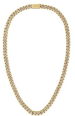 BOSS Jewelry Gliederhalskette für Herren Kollektion CHAIN FOR HIM in Gelbgold - 1580402