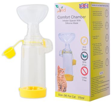Asthma Spacer (Comfort Chamber) Yellow Color (Cat).
