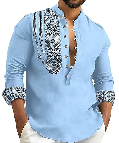 Uwdiohq Chemise Homme Manches Longues Tendance Demi Cardigan Chemise Mince Décontractée Chemise Homme Grande Taille Manches Courtes