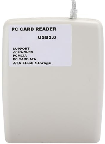 Lector de Tarjetas PCMCIA, Interfaz de Versión Plástica USB2.0 a 68 Pines Lector de Tarjetas PCMCIA, Lector de Tarjetas de Memoria ATA PCMCIA de Almacenamiento Masivo para