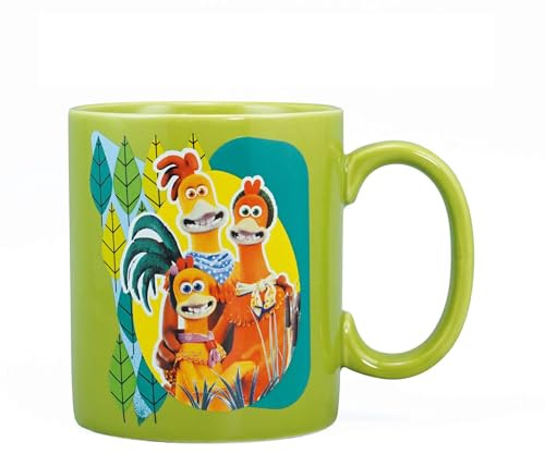 Half Moon Bay Chicken Run Kaffeetasse | Huhn Geschenke & Kaffeegeschenke für Frauen | Geschenk für Frauen & Teetasse Geschenke | Kaffeetassen & Kaffeetassen | Chicken Run Movie Teetassen & Chicken Run