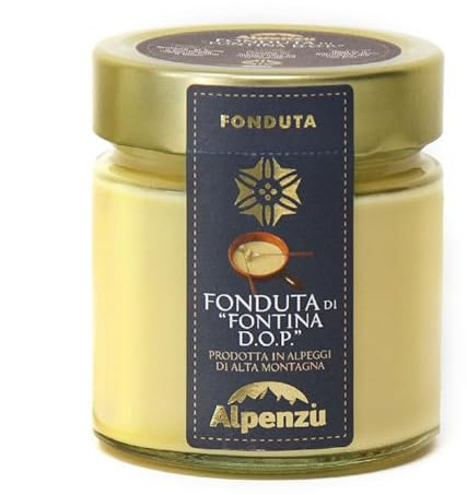 Fonduta di Fontina D.O.P. Valle d'Aosta 230 g - vasetto di vetro - Alpenzu