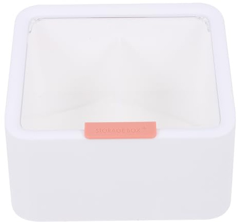 minkissy Scatola Porta Trucchi Plastica Trasparente Per Rossetto Bastoncini Di Cotone Fermagli Per Contenitore Per Toletta Design Semplice