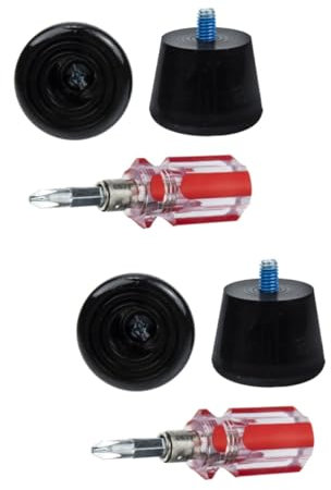 BESPORTBLE 2sätze Professionelle Roller Skates Toe Stops rutschfeste Bremsen Einfache Installation Für Inline-Skates Geeignet Mit Bremsen Schrauben Und Schraubendreher