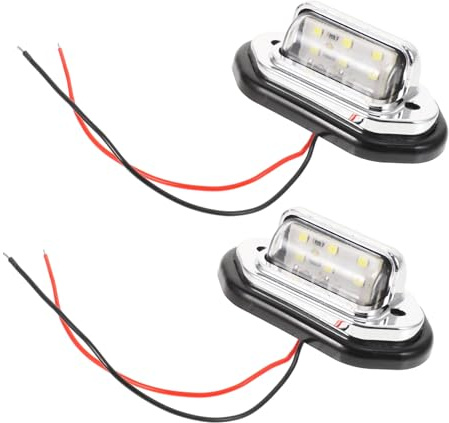 NOLITOY 2pcs Boat Yacht Navigation Signal Lights Grade LED Tail Lamps for Truck and Fast Boat Safety