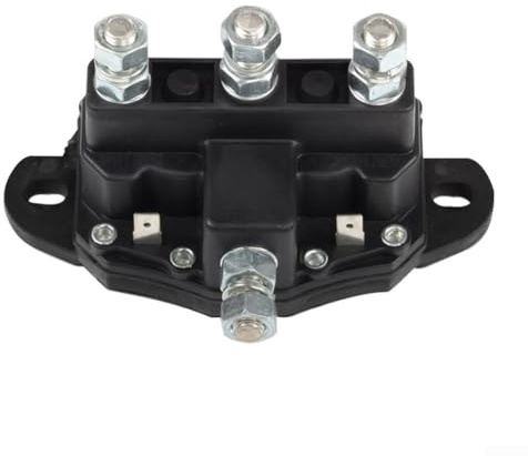 Relé de control de cabrestante de 12 V DPDT Interruptor de marcha atrás de motor diseñado para cargas pesadas, incluyendo motores de bombas hidráulicas y sistemas de nivelación de RV