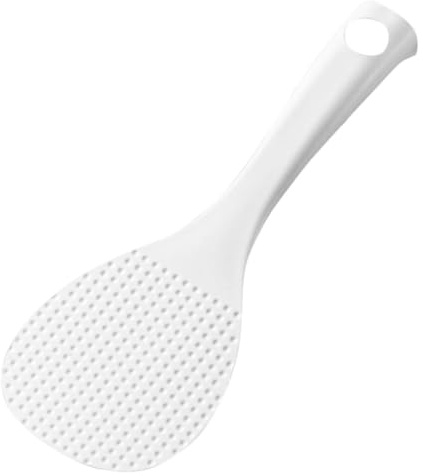 Warmhm Spatola Compatta per Riso in Plastica Antiaderente Impugnatura Ergonomica, Cucchiaio per Riso da Cucina Facile da Pulire, Utensile Pratico per Casa, Ristoranti e Mense