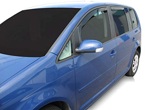 J&J AUTOMOTIVE | Windabweiser Passend Für 1, 2003-2015, Heko Regenabweiser, Getönt, Set 4-Teilig, Vorne und Hinten, Aerodynamisch