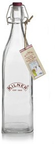 Kilner Square Clip top Bottle 1 Litre 0025472