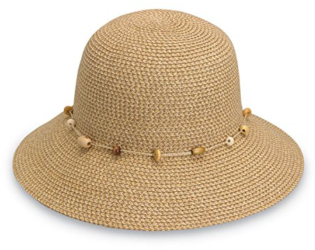 Wallaroo Hat Company Damen Naomi Sonnenhut - UPF 50+, verstaubar, moderner Stil, entworfen in Australien, Natur, Einheitsgröße