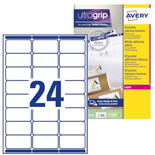 Avery L7159 – 100 Adress Etiketten QuickPeel X, umweltfreundlich, FSC, weiß