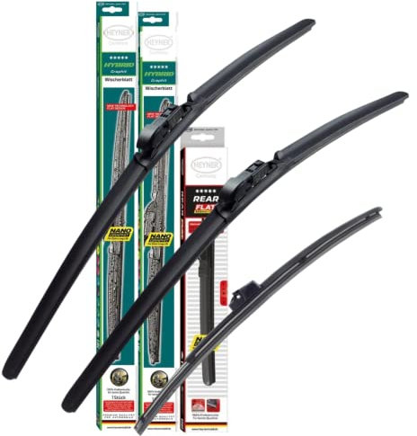 Híbrido HEYNER escobillas del limpiaparabrisas delantero y trasero plano HEYNER 261614 [SeatLeonH] HH2616ST14la HRF