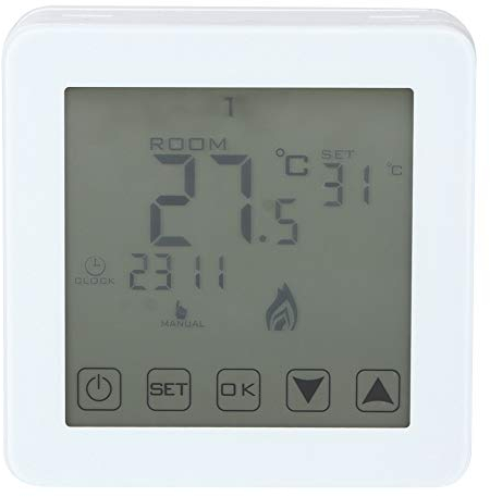 Temperaturregler Programmierbarer LCD-Wandbildschirm Digitaler elektrischer Heizungsthermostat Raumtemperaturregler