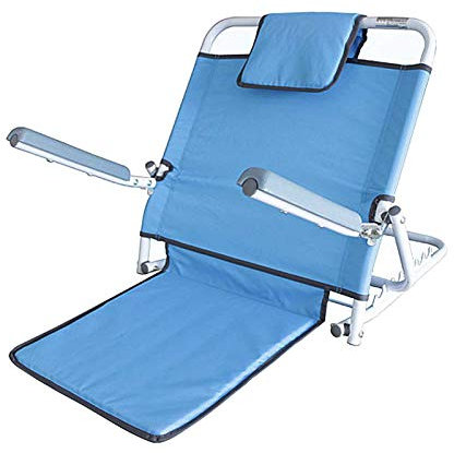 WUTONG Floor Gaming Chair Klappstühle Indoor Garden Liegen und Liegen Gepolsterter Bodenlesestuhl mit Rückenstütze und Armlehne