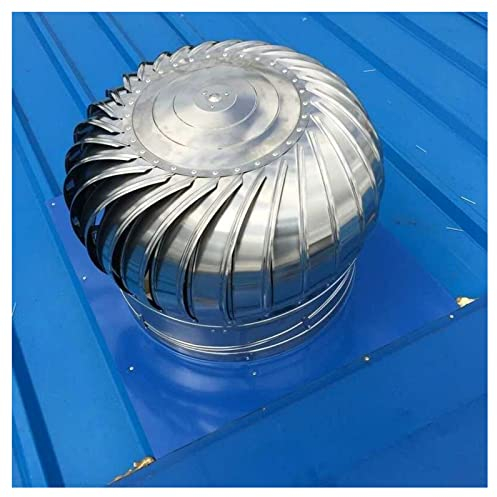 SHUITUKOUU Dachventilator Edelstahl,Drehbarer Kugelaufsatz,Turbine Ventilator,Edelstahl Auspuff Cap Flue Wasserdicht Vent,Kaminhut für Industrieanlagen Bauernhöfe Wohnzimmerkamine,160mm