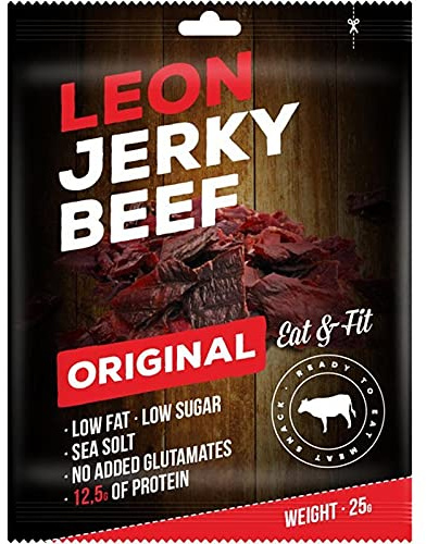 LEON - BOEUF SECHÉ ORIGINAL 25G - LOT DE 3