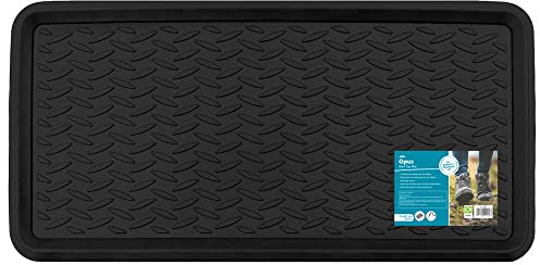 JVL Opus Moulded Rubber Boot Tray Mat, 41x81cm