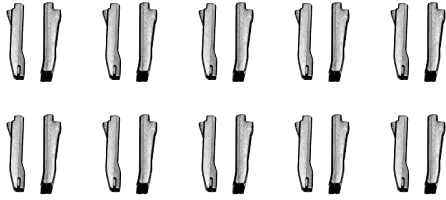 sourcing map 10 Set Doppelt Open Reißverschluss Metallisch Schwarz | Reparatur Verriegelung Kit, 10 Stecknadeln, für Jacke Mantel Zweiwege Trennreißverschlüsse