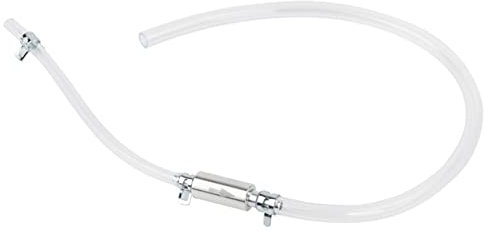 Asudaro Motorräder Hydraulischer Bremsenentlüfter, 5 m Einweg Gummi Bremsentlüftungs Werkzeug Kupplung Bremsschlauch Motorrad-Bremsölentlüfte Kupplung Schlauch für Autos, Fahrräder Weiss