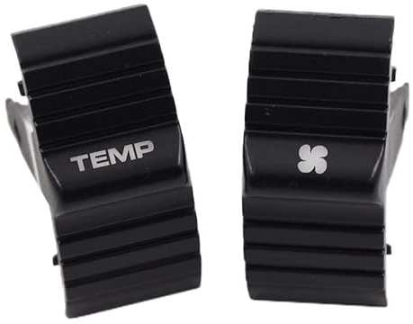 VHEUHZ 1 coppia Pulsanti Tasti Ricambio Controllo Clima compatibile con Porsche 911 997 compatibile con Cayman Boxster 987