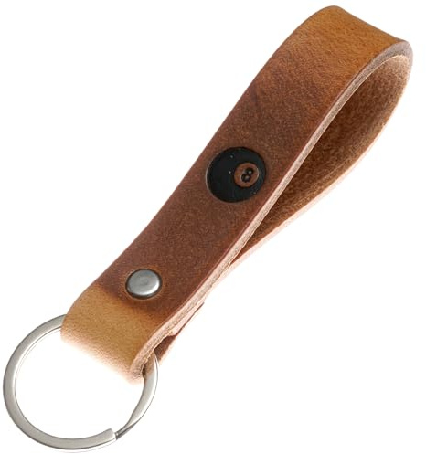 ELBERCRAFT® Schlüsselanhänger Leder Hobby & Freizeit – Handgefertigtes Geschenk für Frauen & Männer – Made in Germany