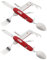 Camp Buddy Outdoor Besteck - Taschenmesser mit Gabel, Löffel & Messer - Klappbares Camping Besteckset - Ideal für Outdoor, Bundeswehr, Picknick, Wandern & Festival Zubehör, 2 Stück