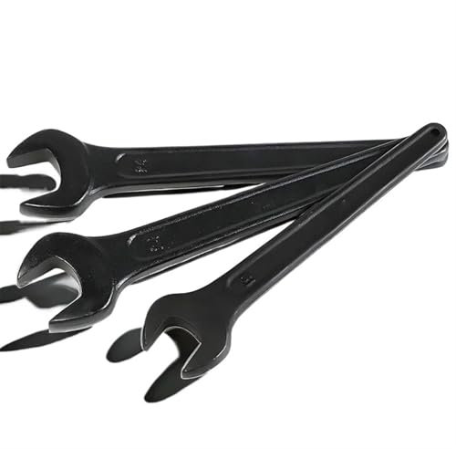 EKalgretrA Gekröpfter verlängerungsschlüssel Einmaulschlüssel-Satz aus Kohlenstoffstahl mit robustem Griff(46mm)