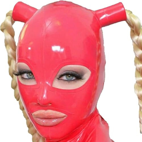 Coole Stil Augenmaske Perfekt Für Flirt-anfänger Paar Vorspiel Rosa Bdsm Maske Bühnenperformance Maske Atmungsaktive Kopfbedeckungsdekoration Spielzeug Zur Sexhilfe Mit Goldenen Zöpfen Augen Mundöff