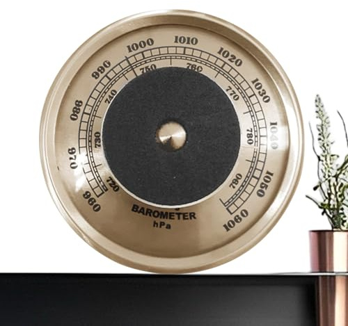 Hygromètre thermomètre analogique – Baromètre 3 en 1 | Hygromètre à cadran précis avec jauge de température et d'humidité, moniteur intérieur, indicateur d'humidité de 70 mm pour un contrôle et une me